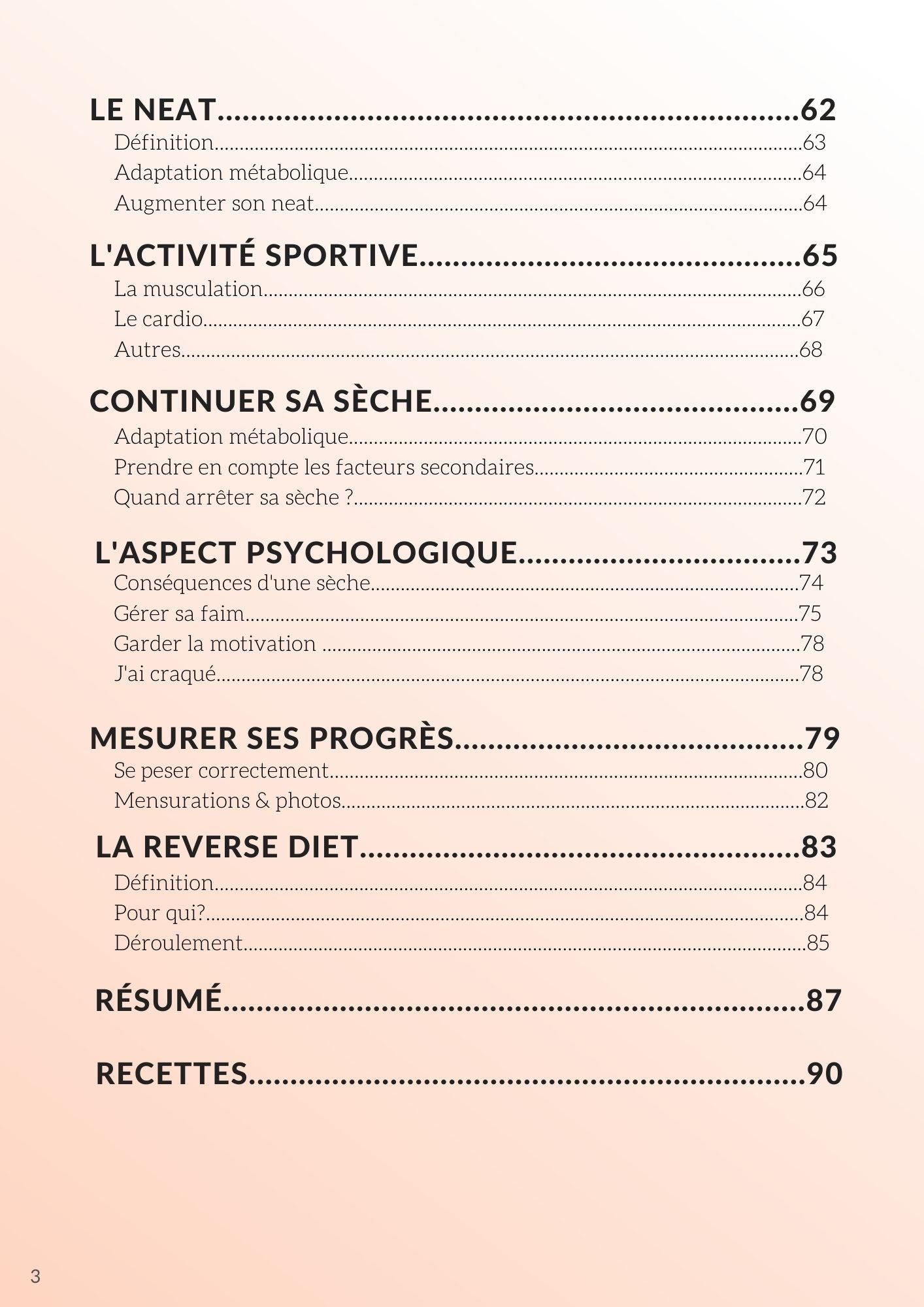 BOOTYGAINS SÈCHE (spécial perte de gras)
