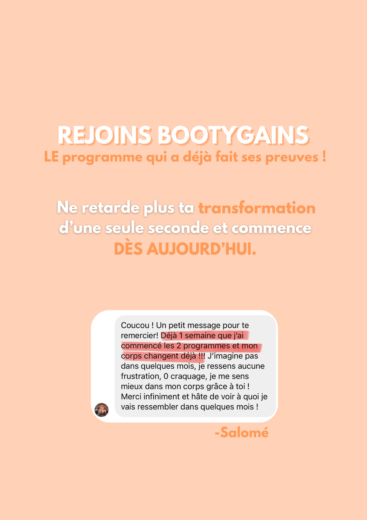 BOOTYGAINS SÈCHE (spécial perte de gras)
